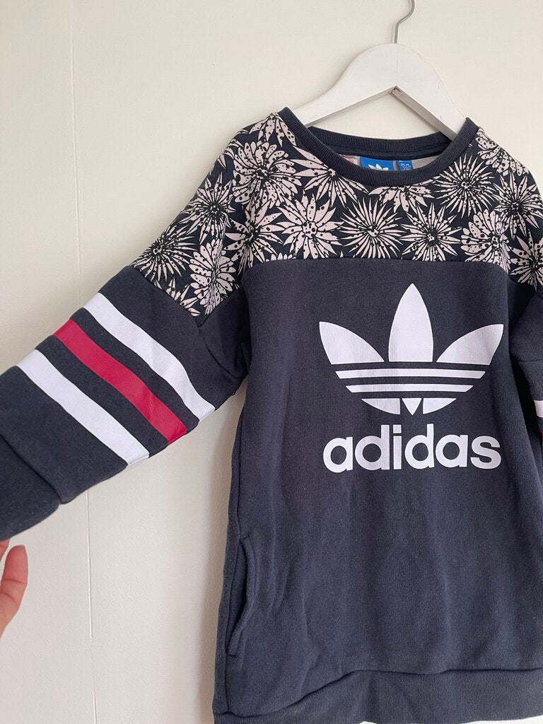 Adidas LS Dress - Size 4-5Y