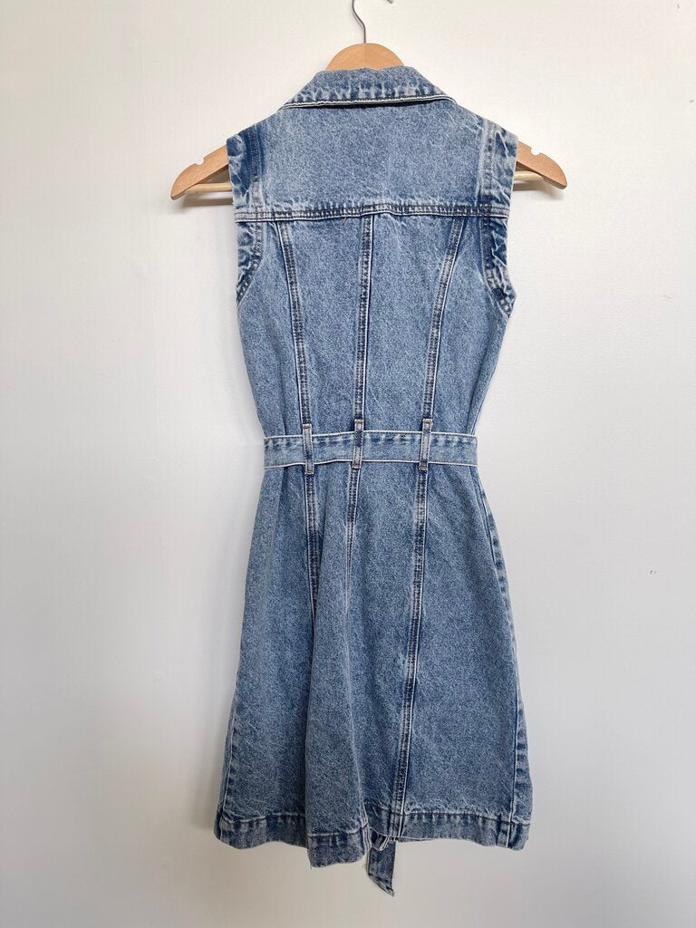 Sportsgirl Denim Dress - Size 4