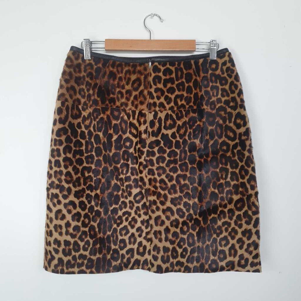 Whistles Lamb Fur Skirt - Size 14