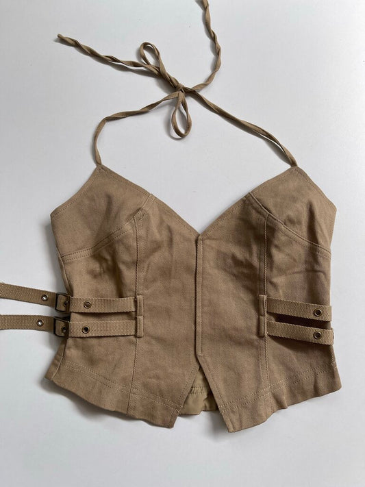 Princess Polly Crop Top (NEW) - Size 8