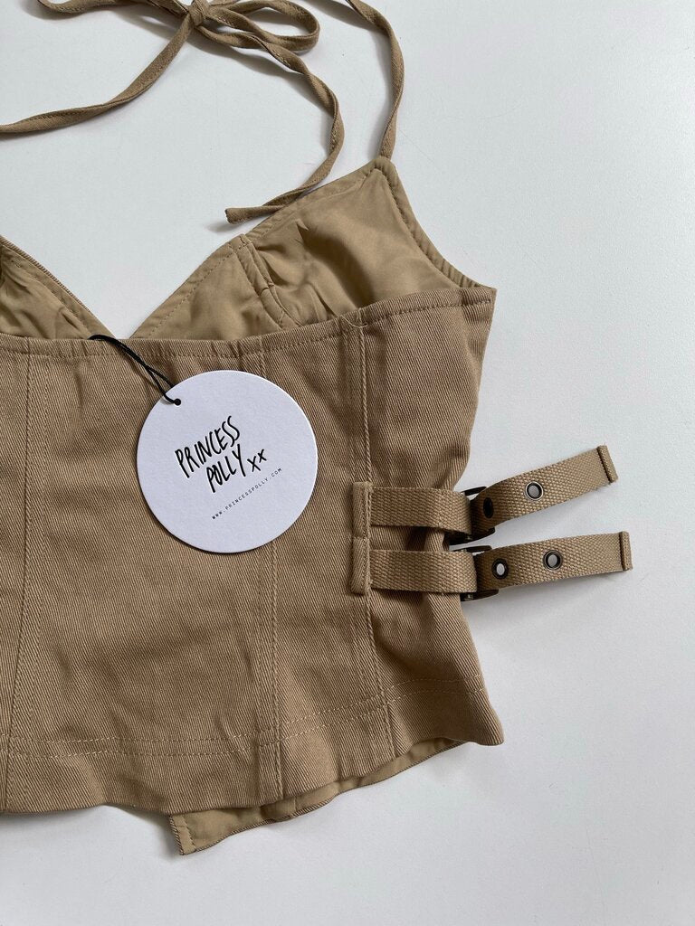 Princess Polly Crop Top (NEW) - Size 8