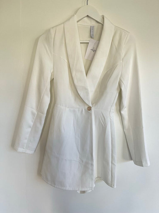 Amisu Shirt Playsuit - Size 4 (8)