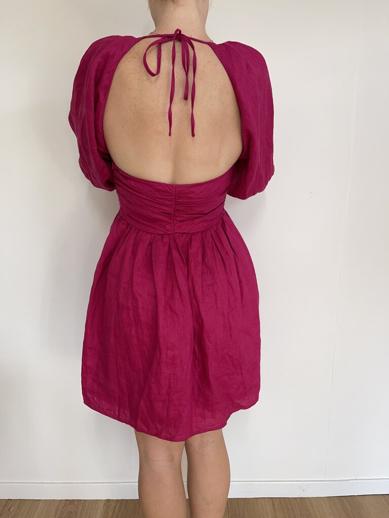 Aere Linen Dress - Size 8