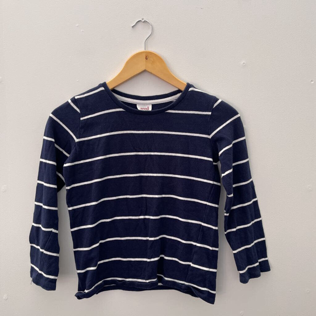 Seed Striped L/S Tee - Size 9