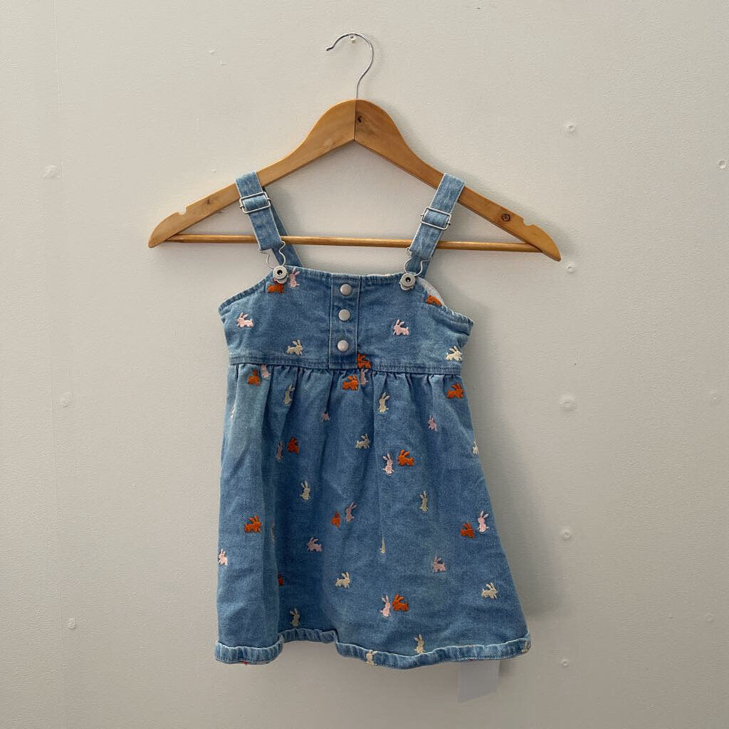 Seed Denim Dress (discoloured) - Size 3
