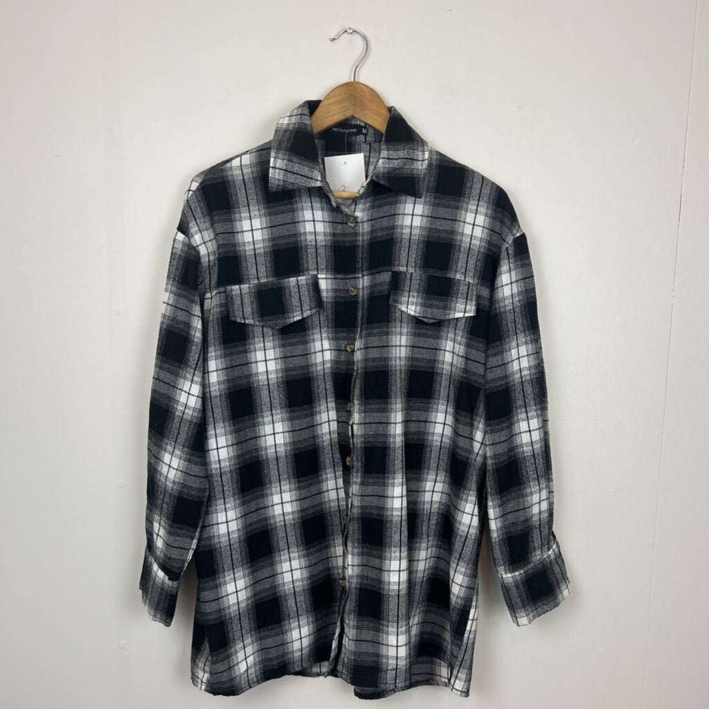 Pretty Little Thing Oversized Shirt - Size M