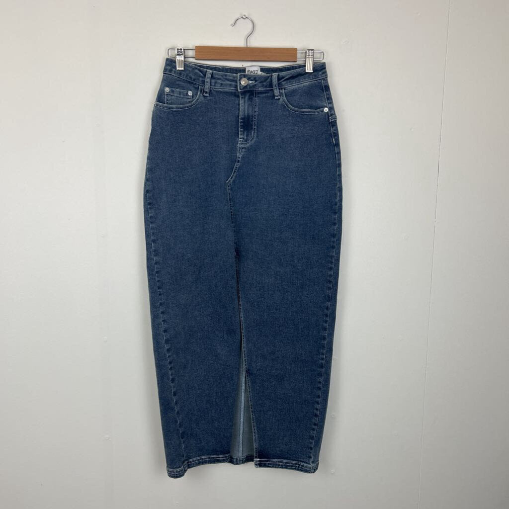 Princess Polly Denim Maxi Skirt - Size 10