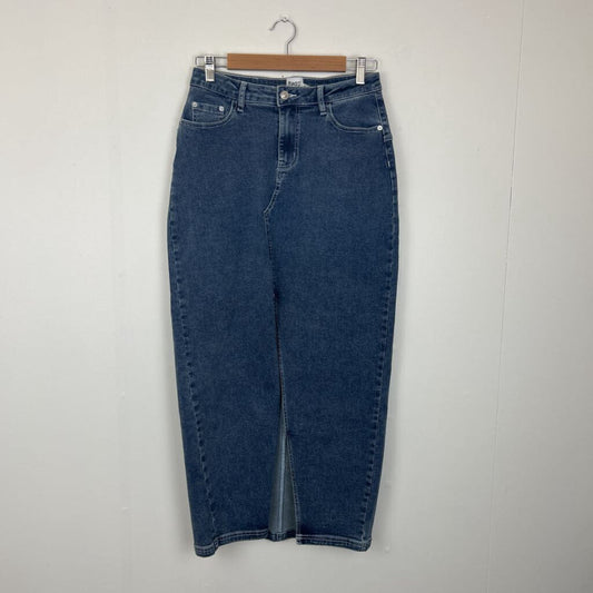Princess Polly Denim Maxi Skirt - Size 10