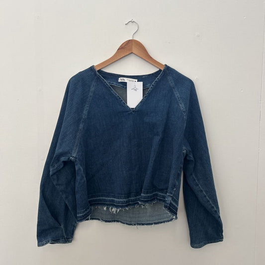 Zara Denim Top - Size M