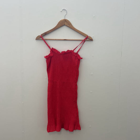Shirred Mini Dress (pulls) - Size 6