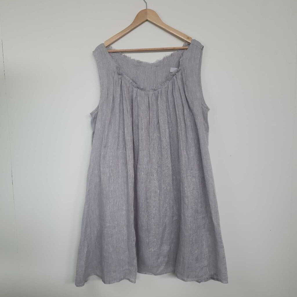 Zephyr Linen Dress (marked) - Size XL