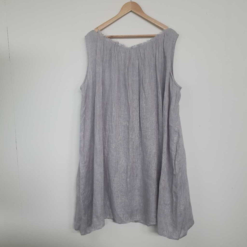 Zephyr Linen Dress (marked) - Size XL