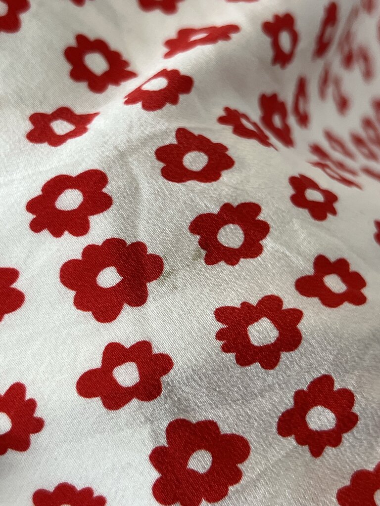 Ruby Silk Dress - Size S