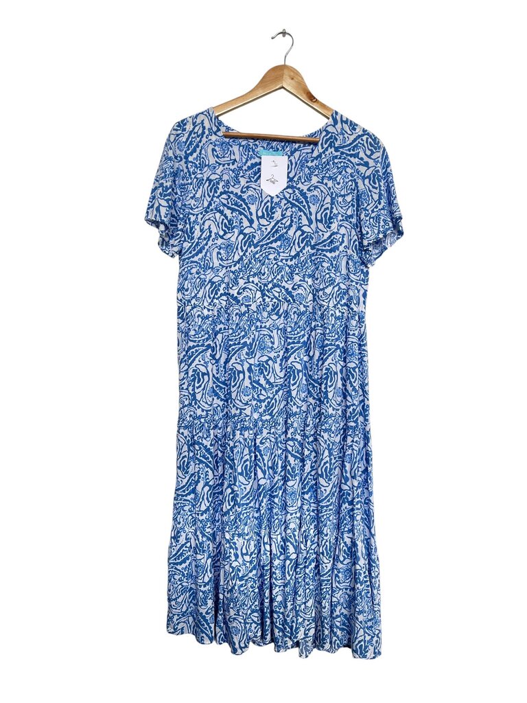 Blue Illusion Dress -Size S
