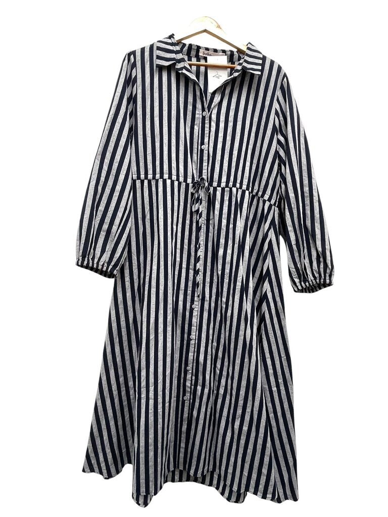 Boho Shirt Dress -Size L