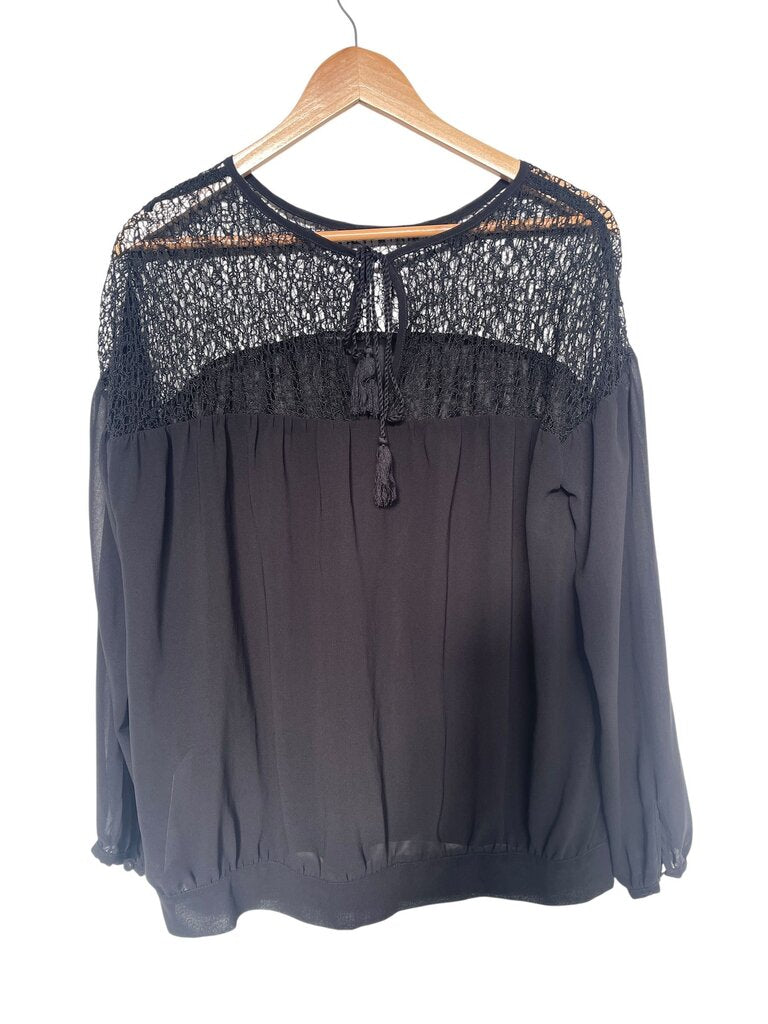 Lace Upper Taired Shirt- Size M