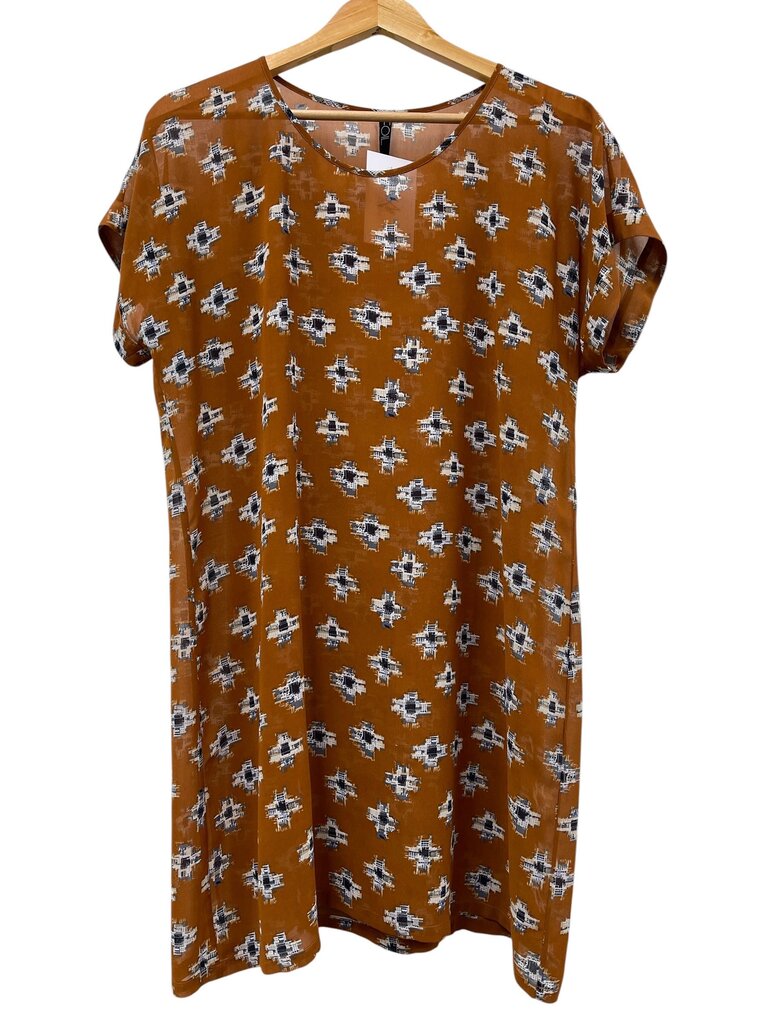 Foil Sheer Dress - Size 14