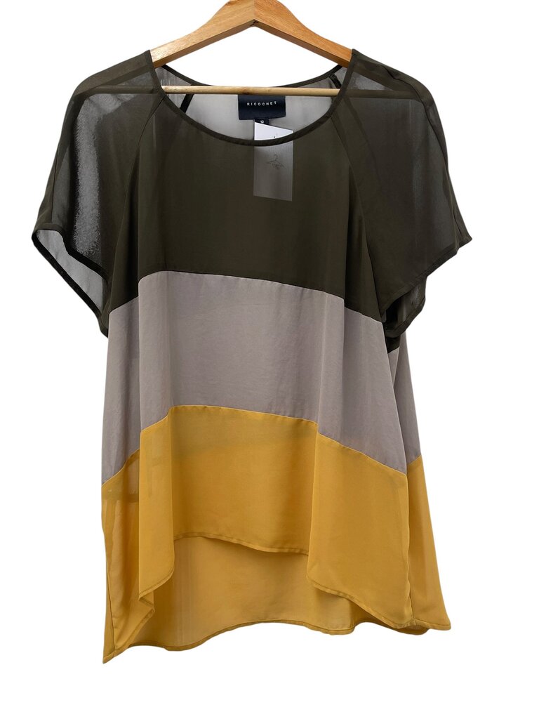Ricochet Sheer Top - Size 12