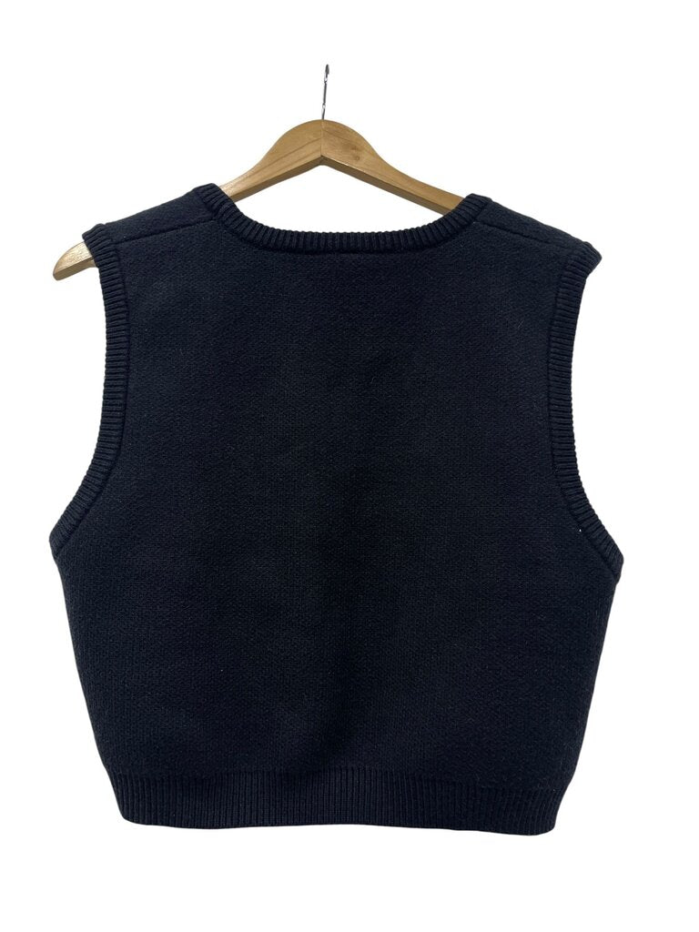 Black Friday Knit Vest - Size 18