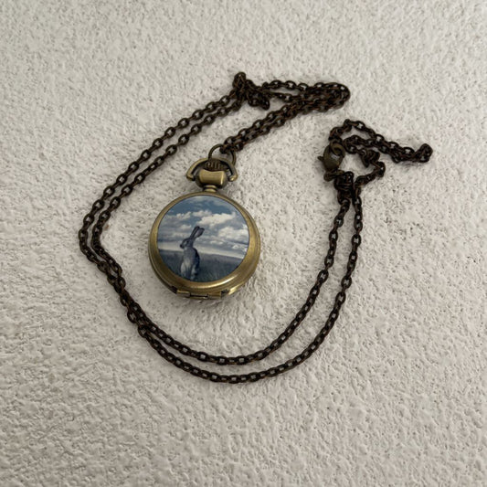 Bunny Pocketwatch (battery need replacement)