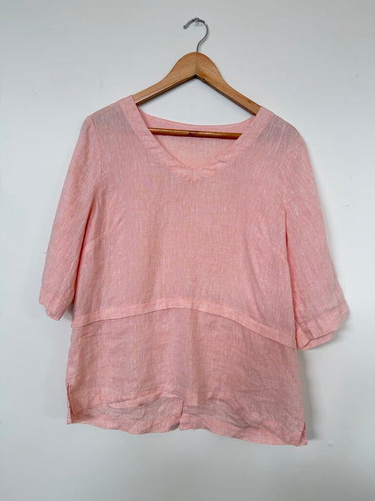 Jump Linen Top - Size L