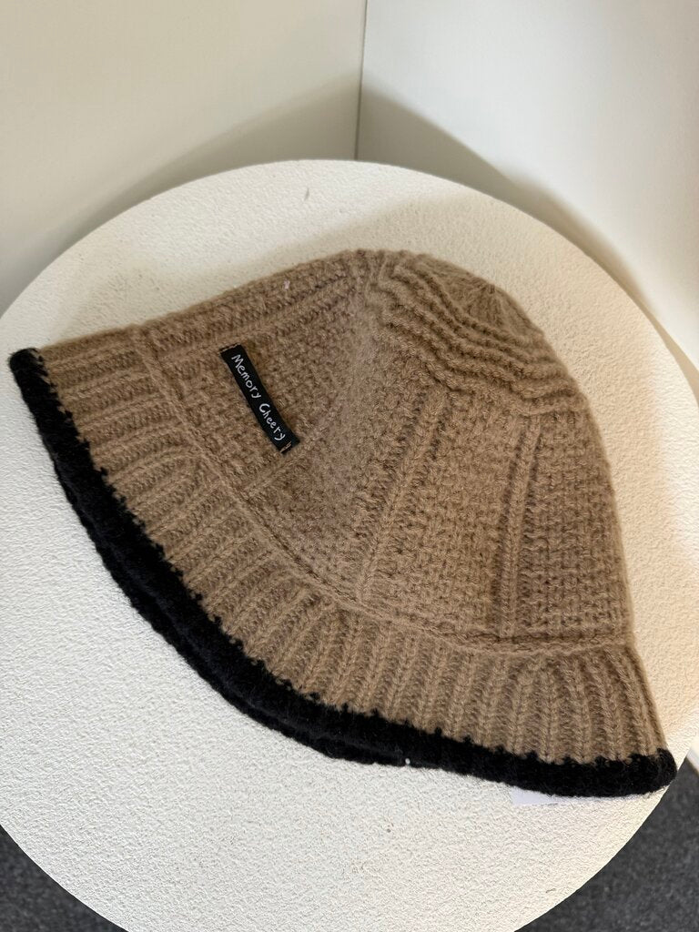 memory Cherry Wool Bucket Hat - OSFA