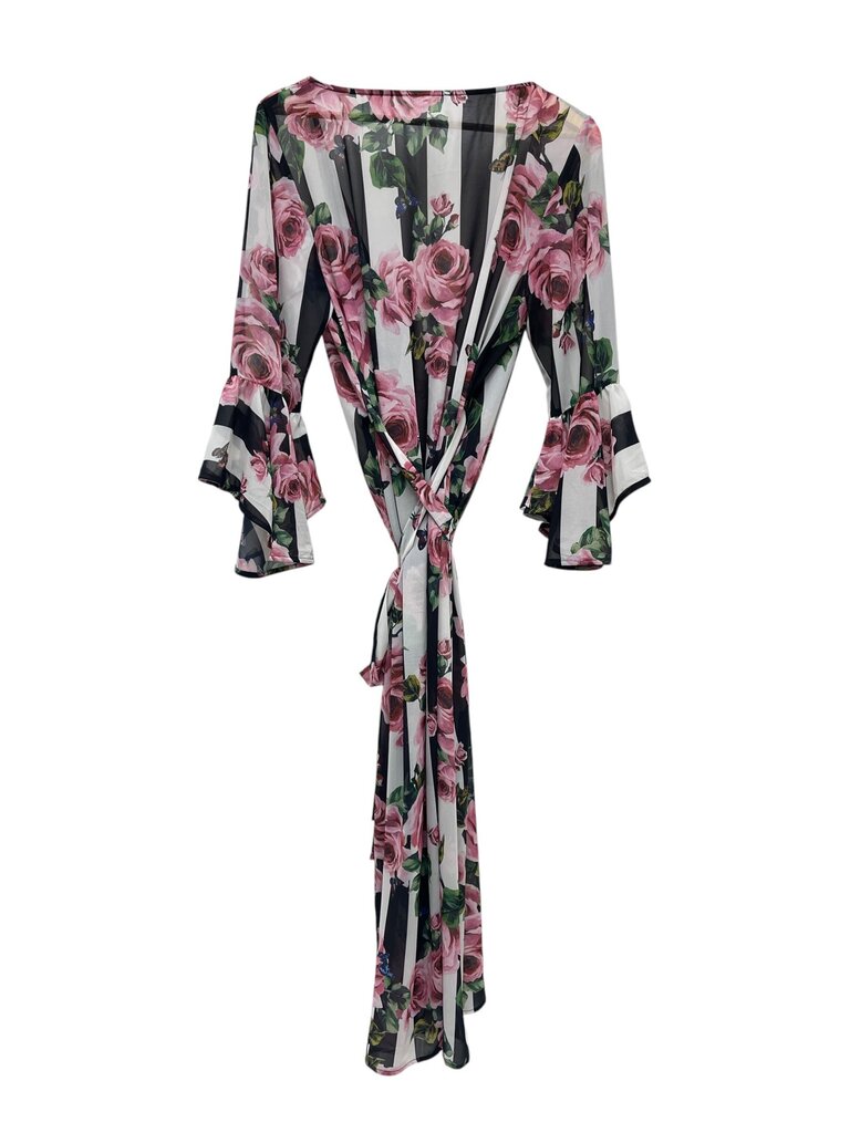 Annah Stretton Pink Sheer Dress - Size L