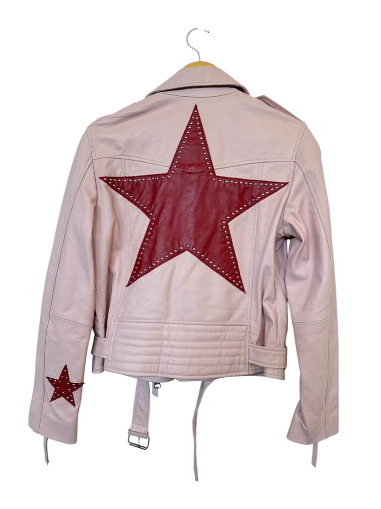 Coop Leather Star Jacket - Size 10