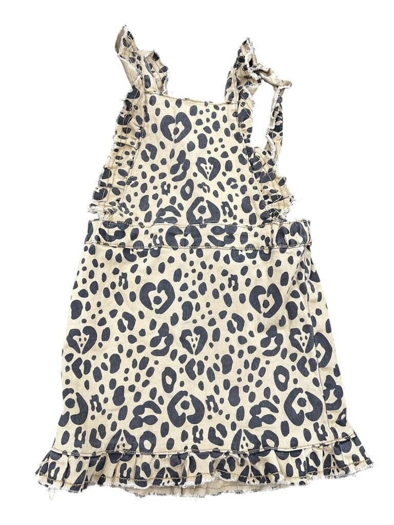 Mini Mango Pinafore Dress - Size 5Y