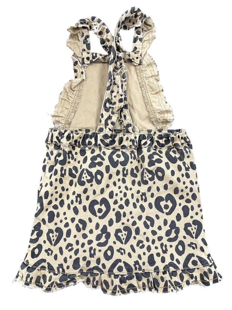 Mini Mango Pinafore Dress - Size 5Y