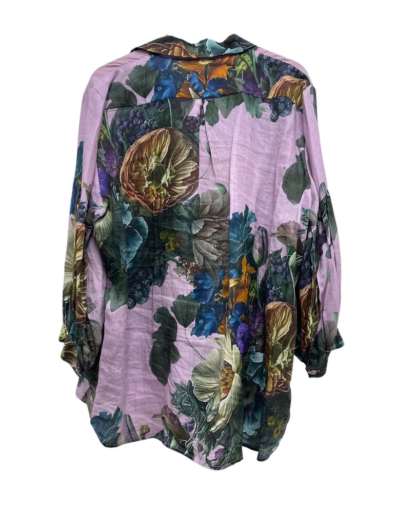 Annah Stretton Linen Shirt - Size 2XL