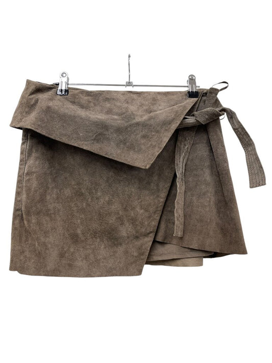 Bec & Bridge Leather Skirt (mark) - Size 10