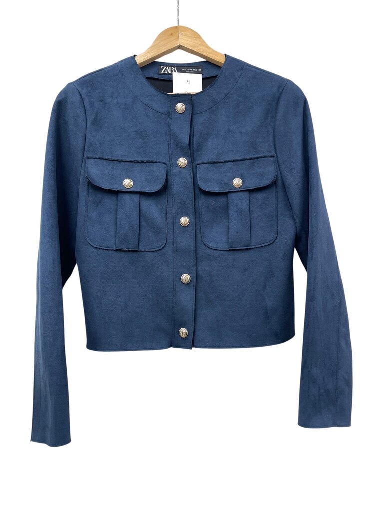 Zara Faux Suede Jacket (marks) - Size XS