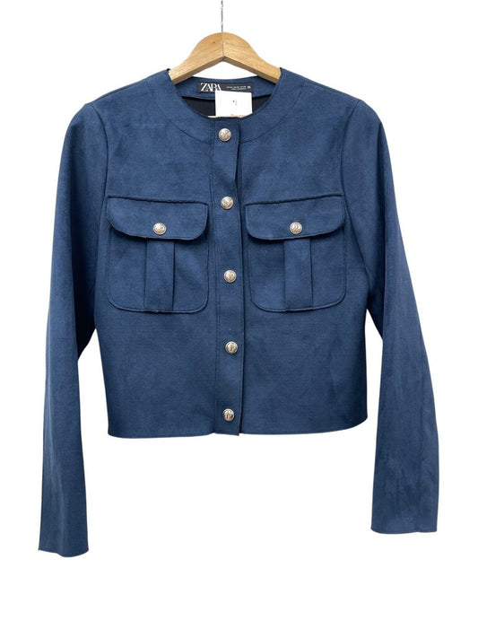 Zara Faux Suede Jacket (marks) - Size XS