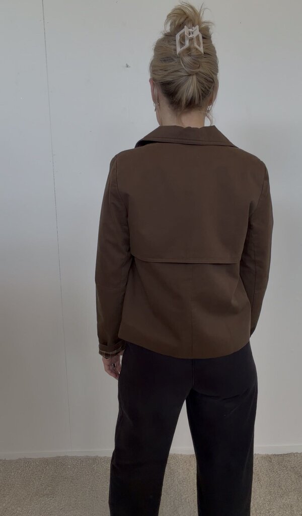 Stories to be Told Crop Trench coat-Size 6