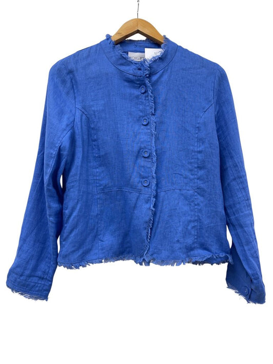 Foil Linen Shirt - Size 8