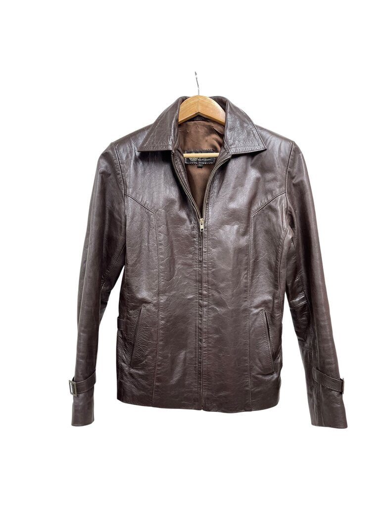 Leather Jacket - Size L