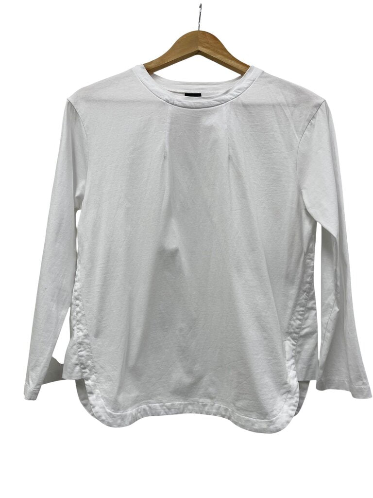 White On Black LS Tee (mark) - Size 8