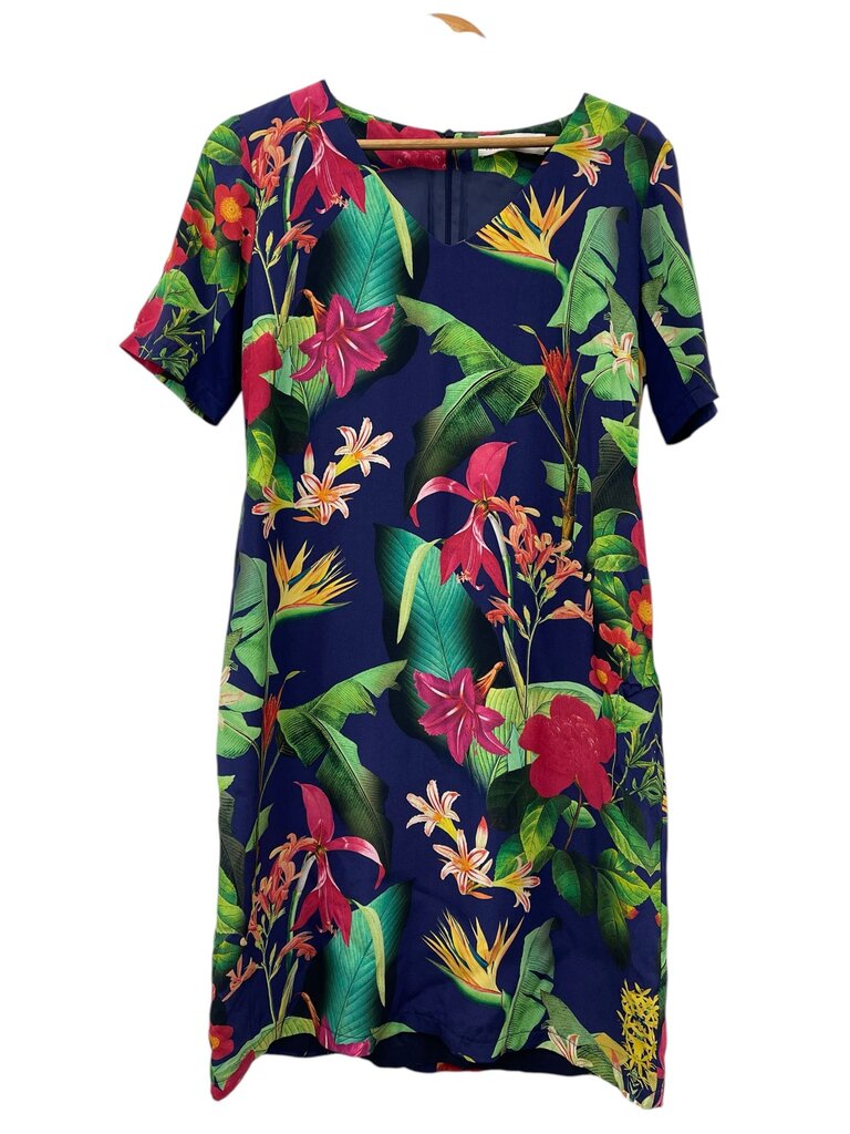 Andrea Moore Silk Dress - Size 14