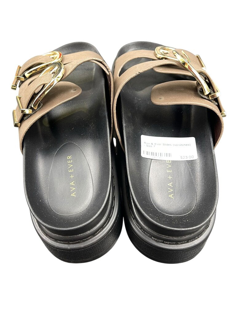 Ava & Ever Slides (scratches) - Size 7